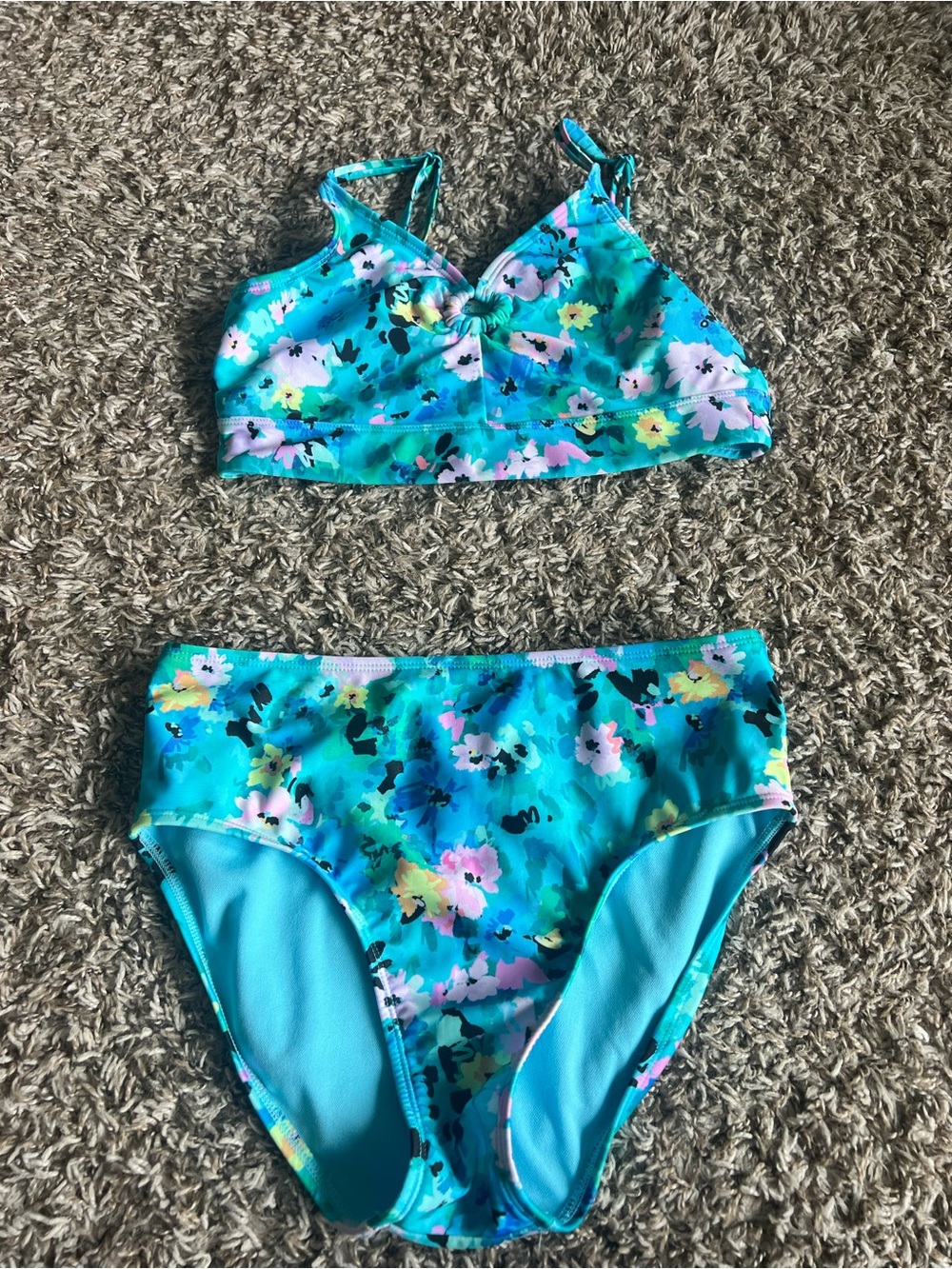 Art Class Floral Two-Piece Swim Set